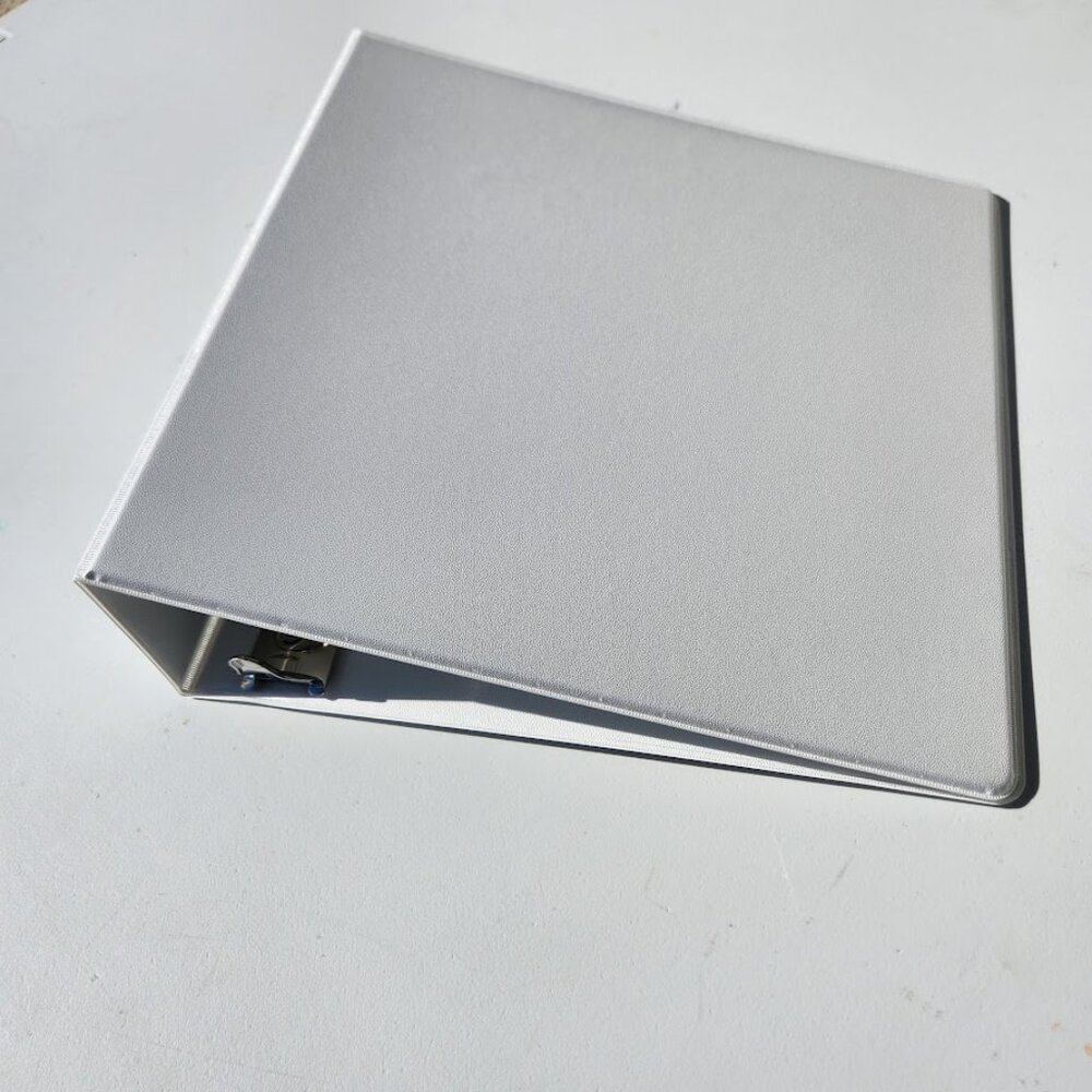 New 3" 3 Inch 3 Ring Binder Round Ring White School Supplies Teacher's Supplies